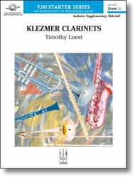 Klezmer Clarinets Concert Band sheet music cover Thumbnail